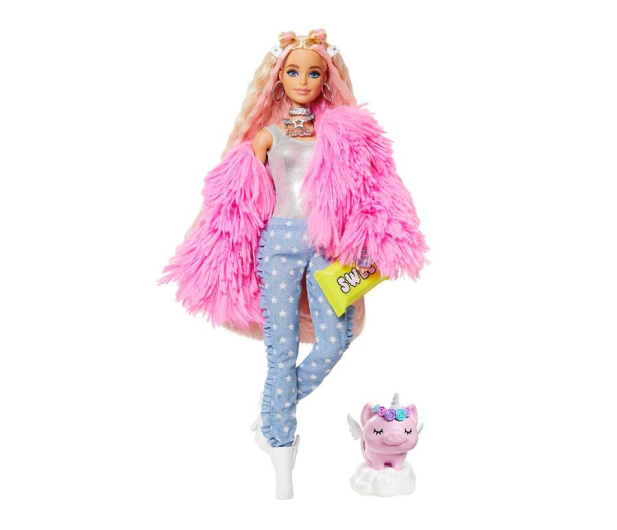 Barbie Fashionistas Extra Moda Lalka z akcesoriami - 1013939 - zdjęcie